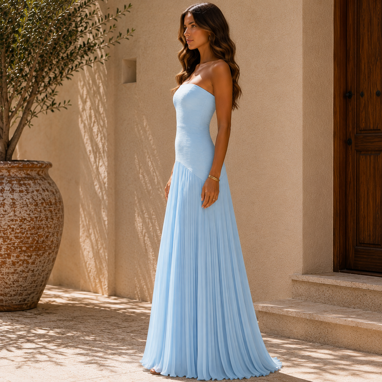 Vestido Almudena™ - Elegancia Sofisticada que Estiliza con Delicadeza