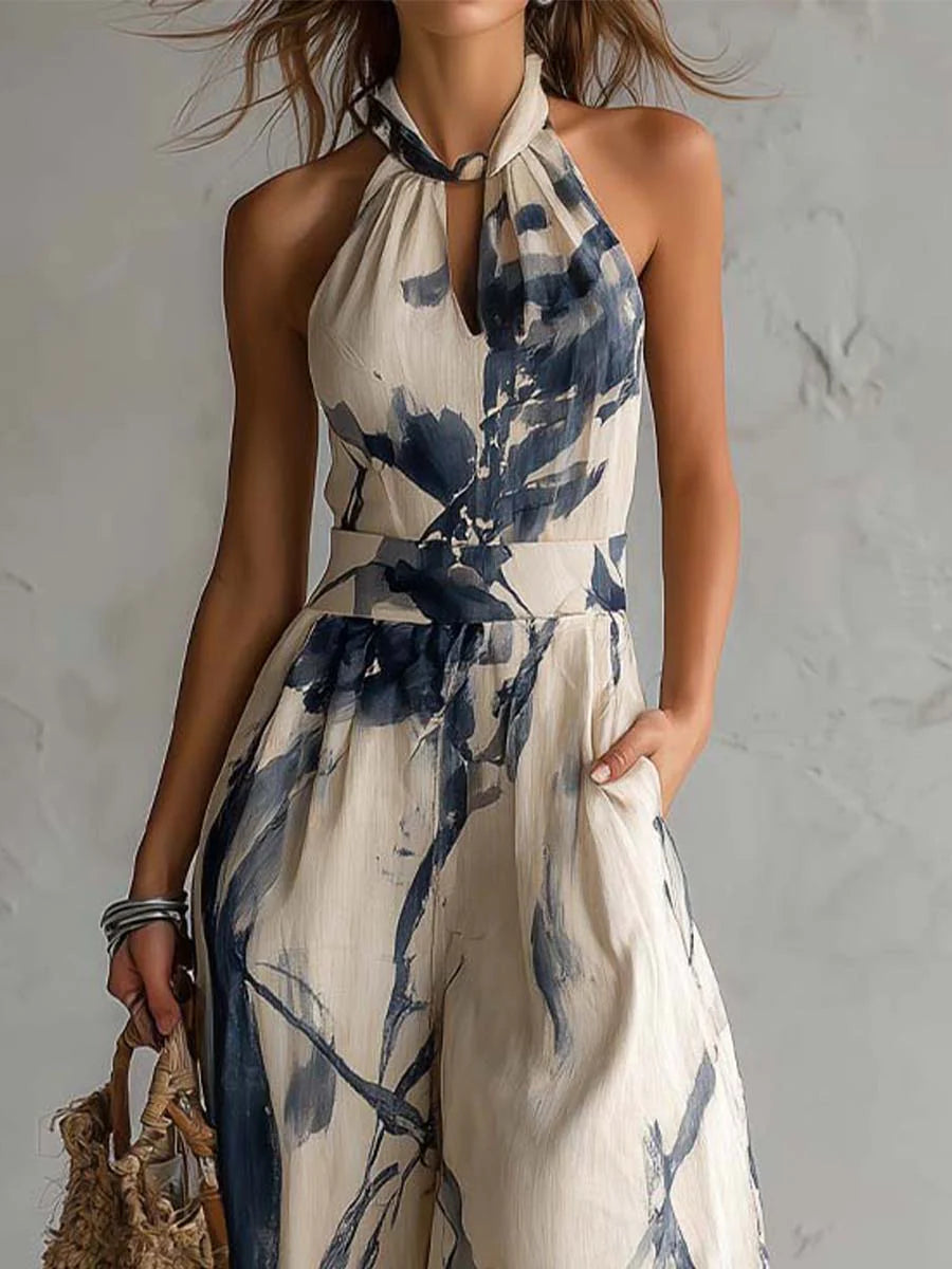 Lila™ | Mono holgado con estampado efecto tinta