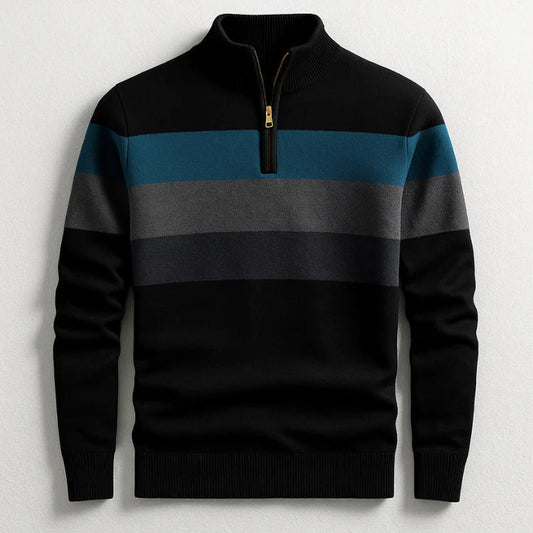 Elston Heritage Quarter-Zip Sweater