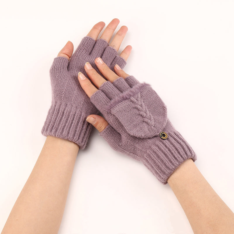 Warm Solid-Color Gloves