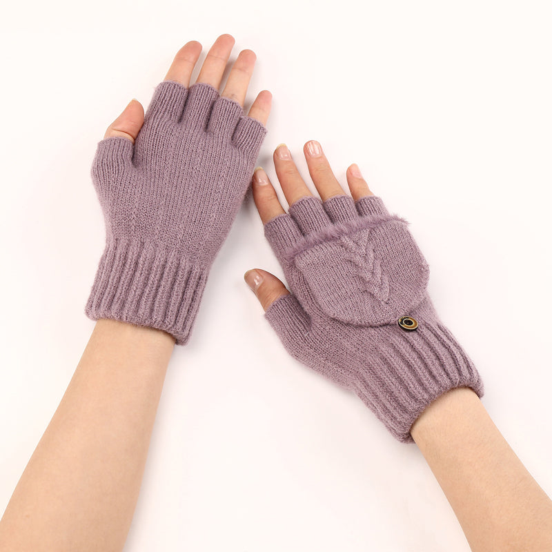 Warm Solid-Color Gloves