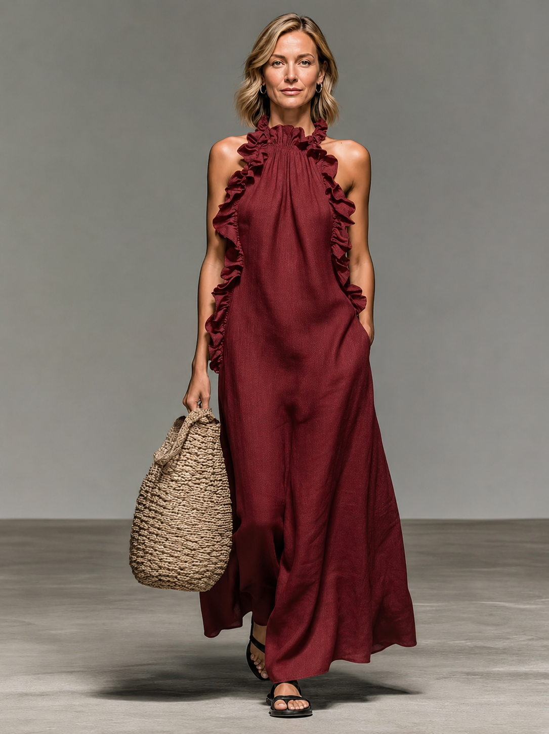 Emma | Maxivestido con volantes suaves