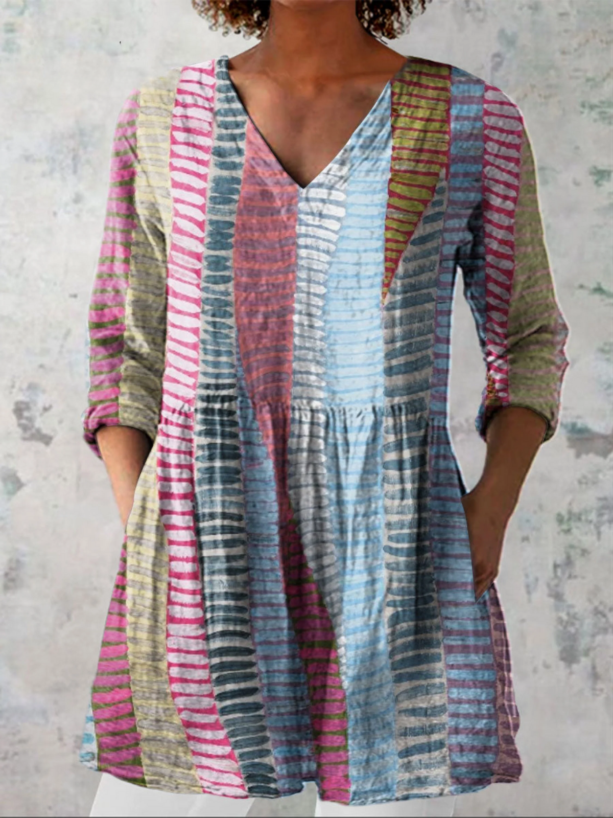 Anais | Blusa larga con cuello en V