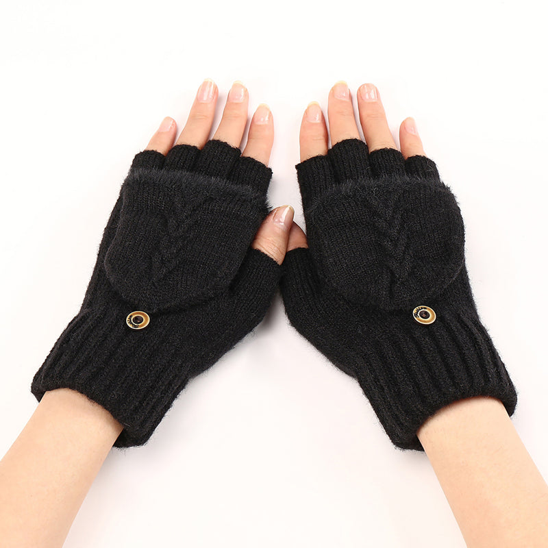 Warm Solid-Color Gloves