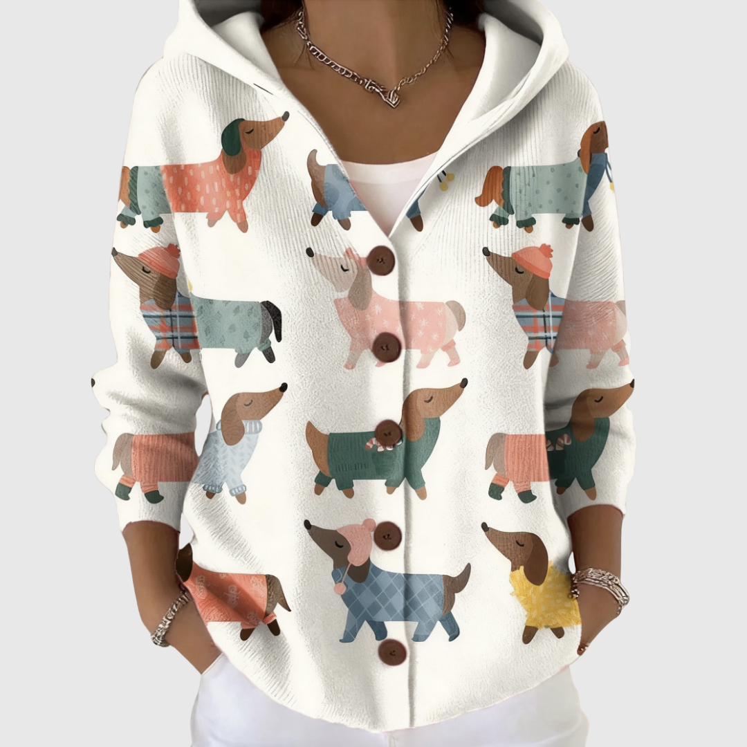 Neve | Chaqueta de punto con capucha