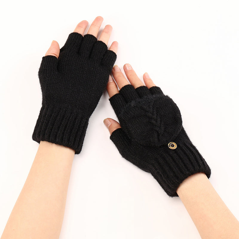 Warm Solid-Color Gloves