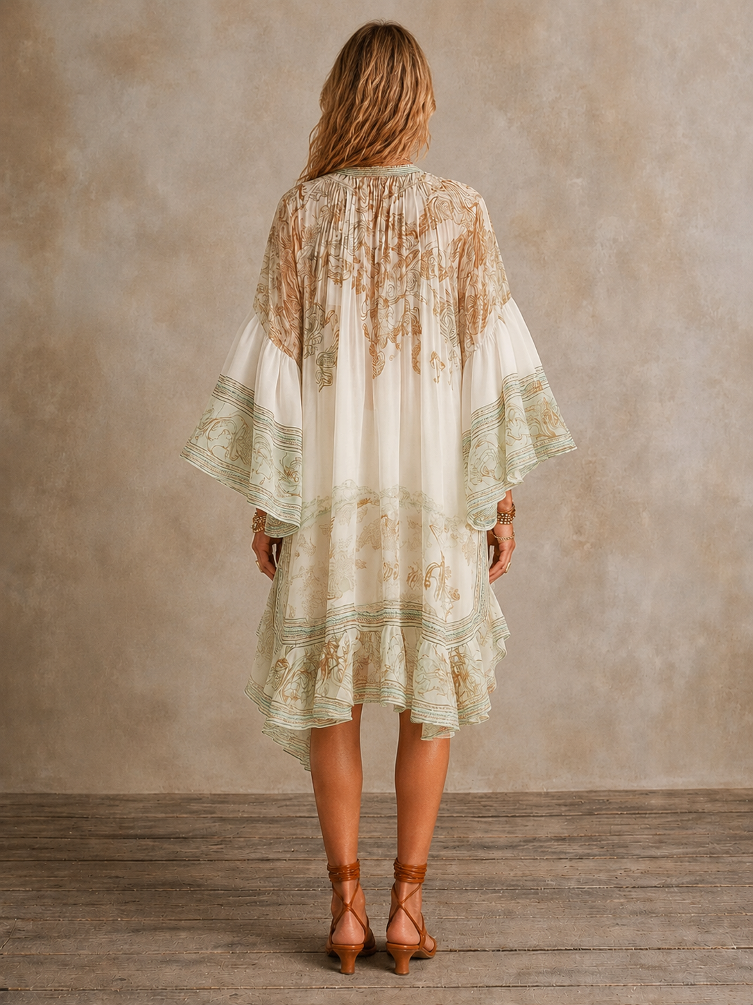 Isabella | Vestido mini con volantes en el bajo para mujer