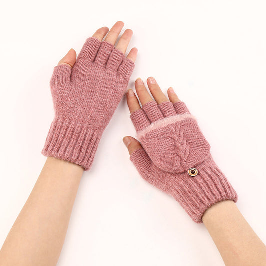 Warm Solid-Color Gloves
