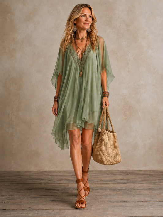 Ella | Mini boho con volantes