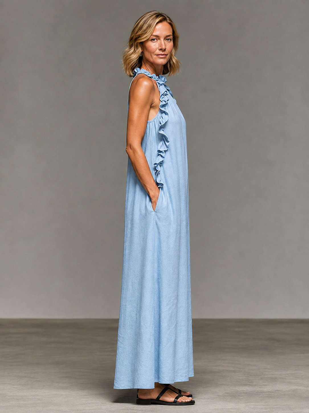 Emma | Maxivestido con volantes suaves