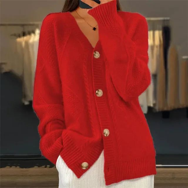 Lena | Soft Button-Up Cardigan