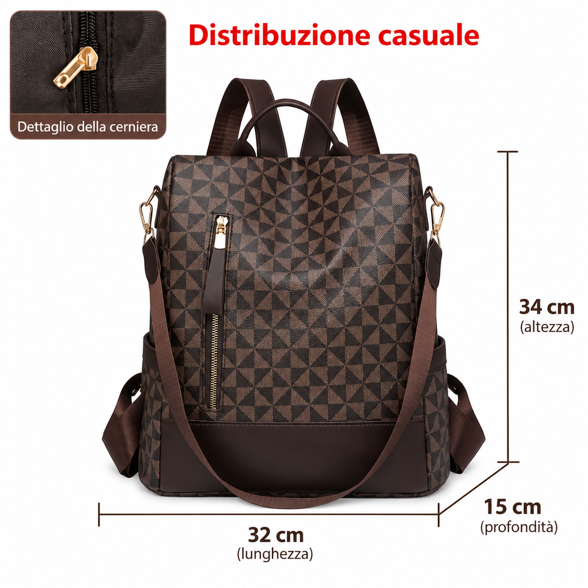 Ippolita | Zaino Antifurto Convertibile Nero
