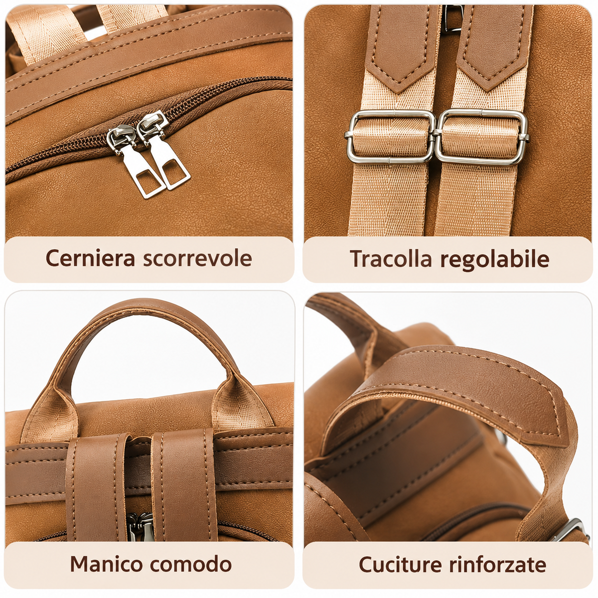 Adriana | Zaino Antifurto Convertibile
