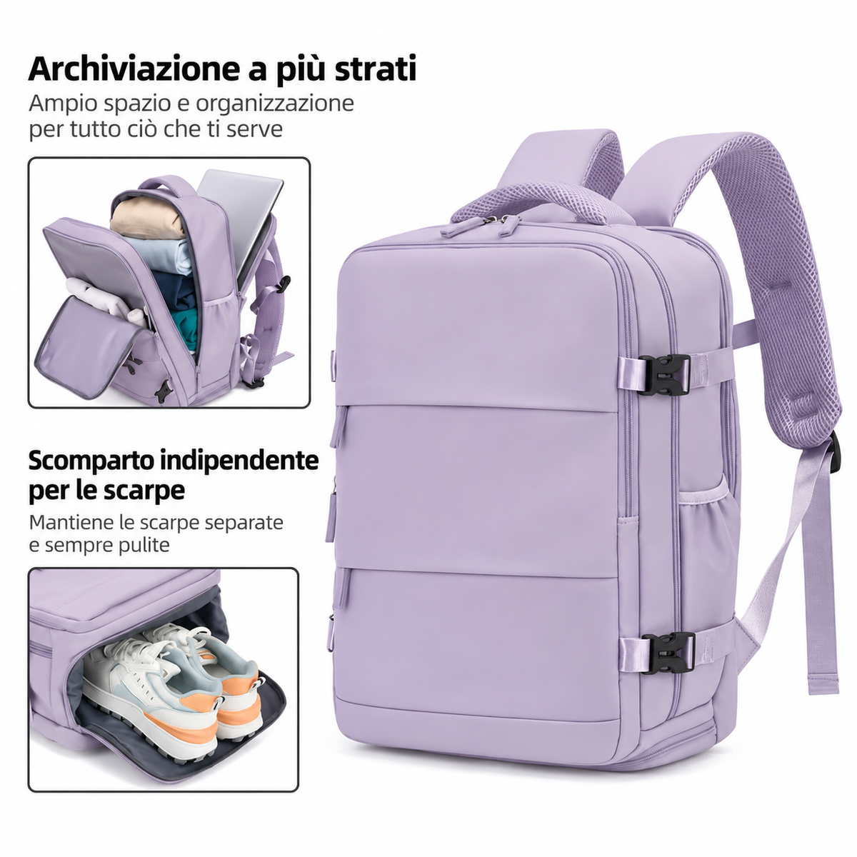 Tarsilla | Zaino da Viaggio 40 Litri