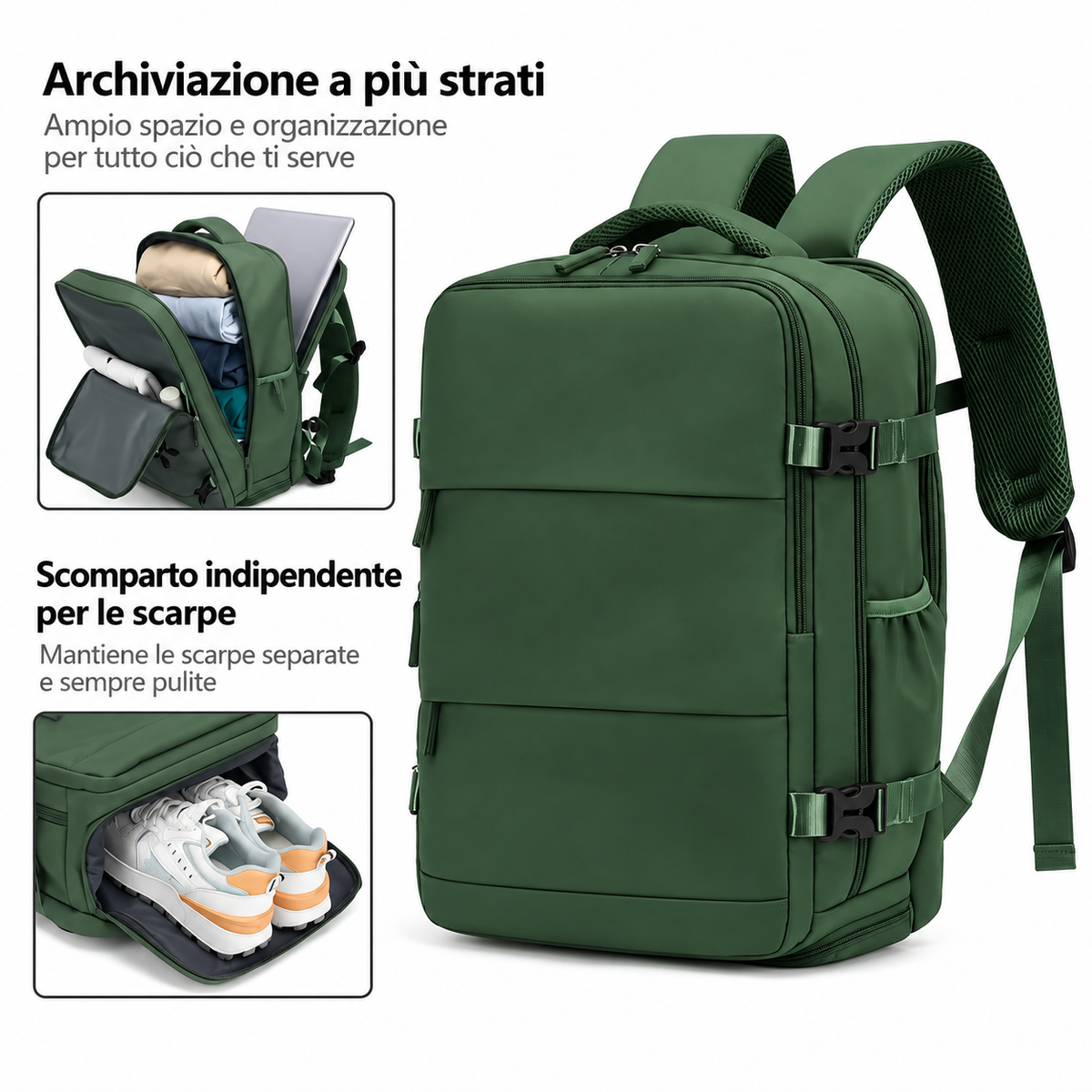 Tarsilla | Zaino da Viaggio 40 Litri