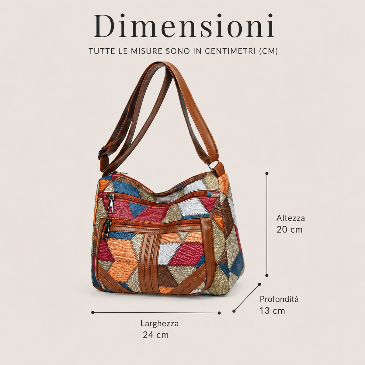 Nella | Bolso de patchwork