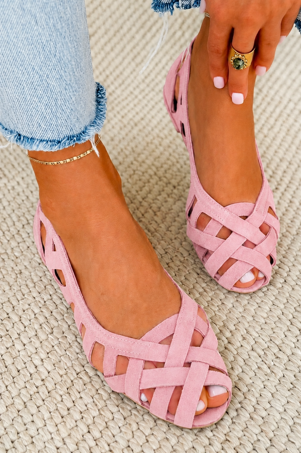 Azzurra | Sandalias trenzadas Vivace