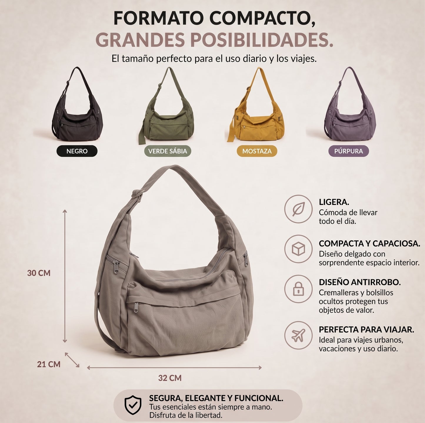 2x1 Bolso Japonés Valeune | Llévate el segundo de regalo