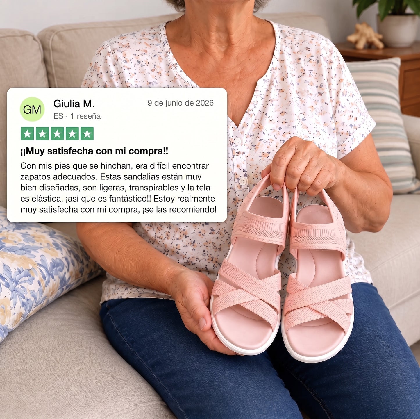Sandalias ortopédicas ErgoLina Comfort