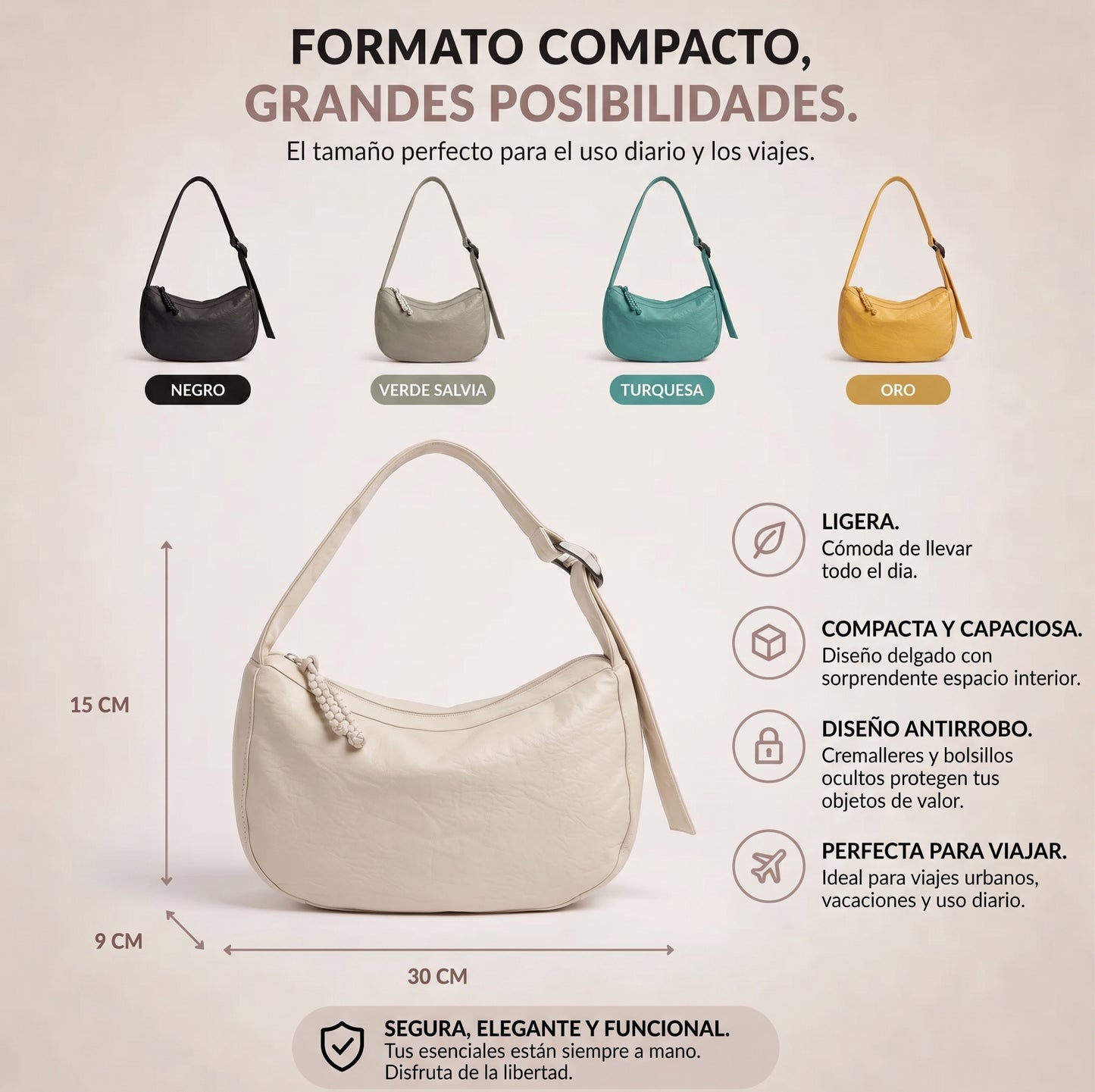 2x1 Bolso Dumpling Valeune | Llévate el segundo de regalo