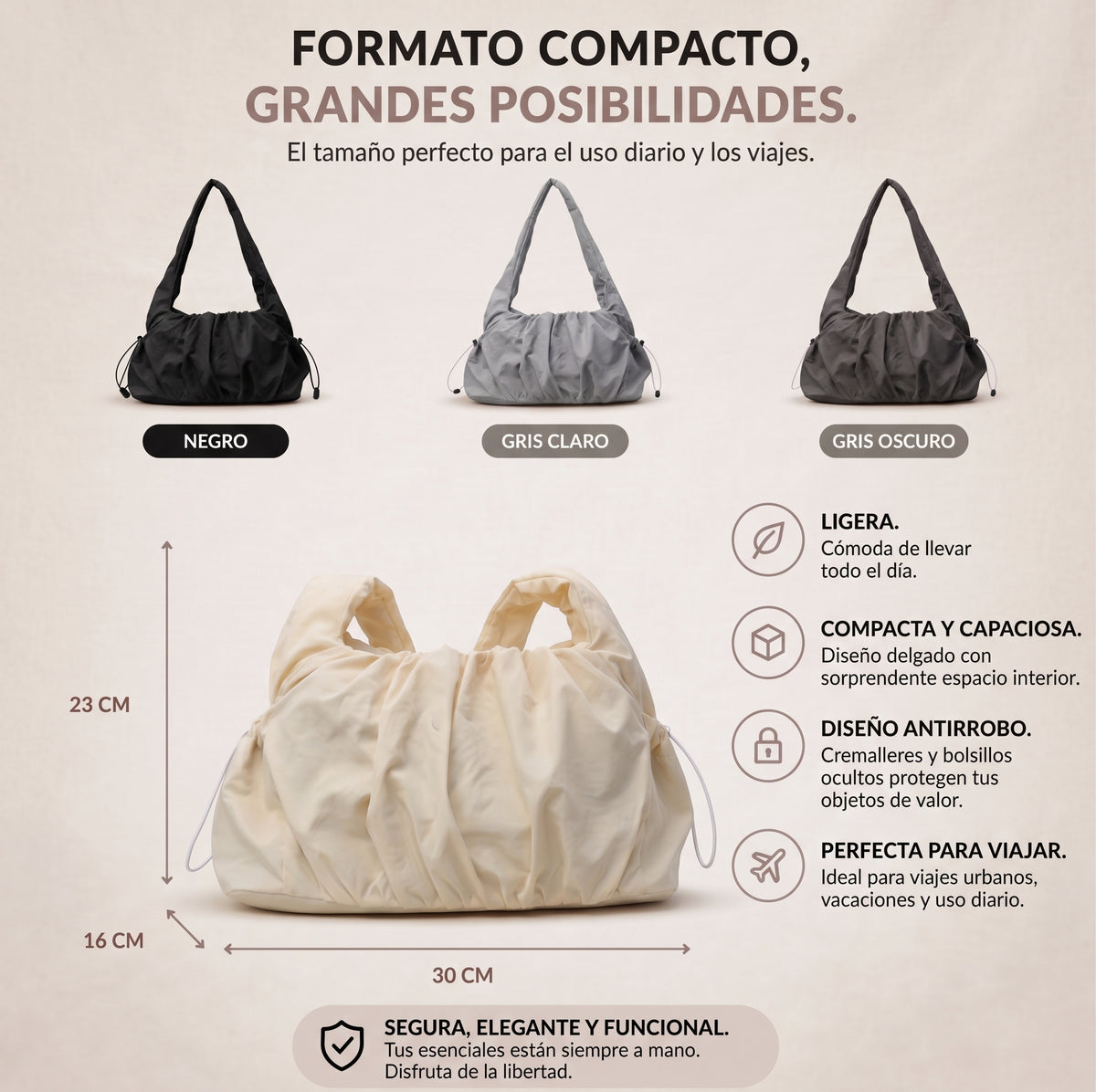 2x1 Bolso Casual Valeune | Llévate el segundo de regalo