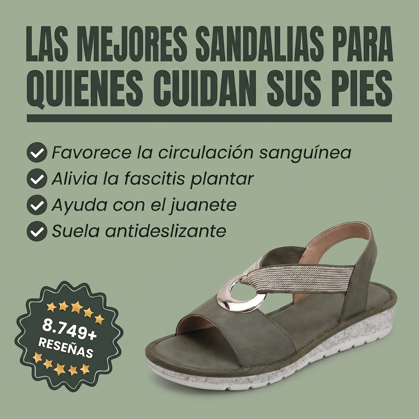 Sandalias ortopédicas Luna Comfort