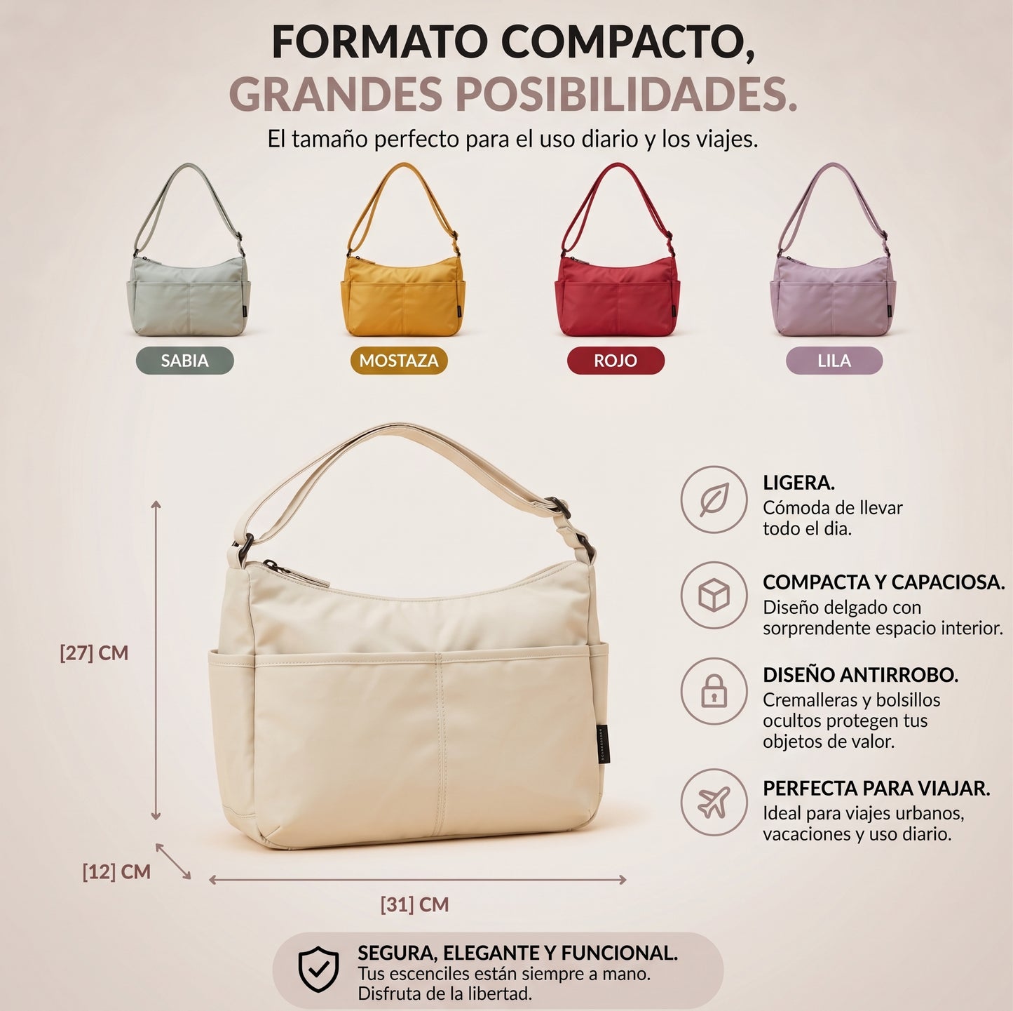 2x1 Bolso Essential Valeune | Llévate el segundo de regalo