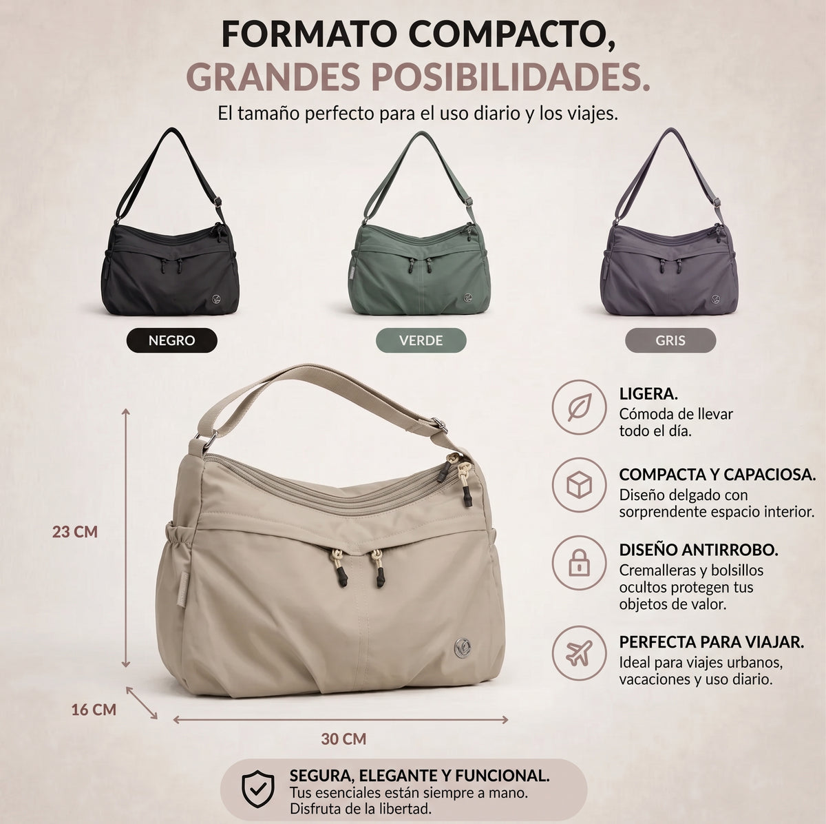 2x1 Bolso Versátil Valeune | Llévate el segundo de regalo