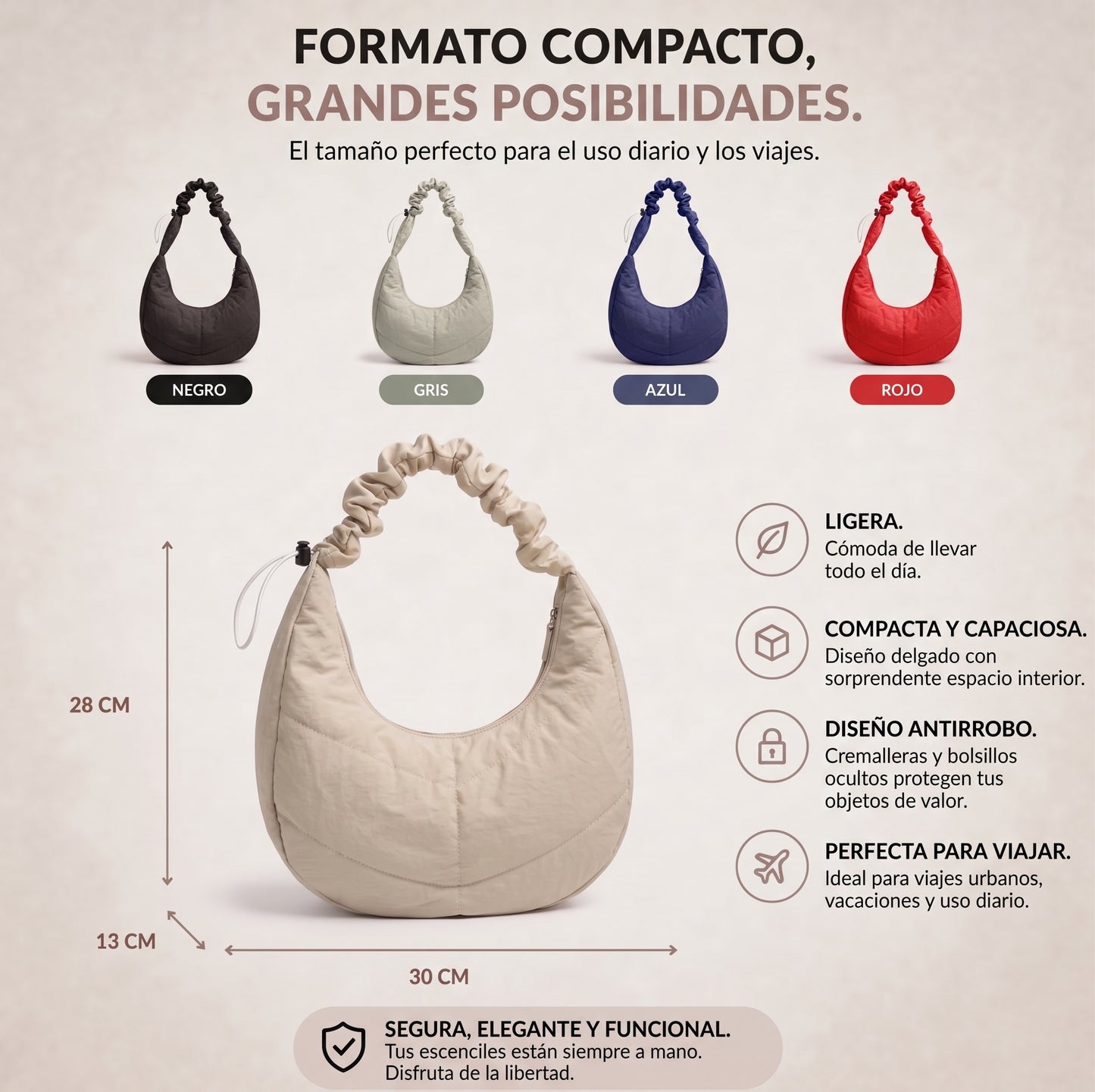2x1 Bolso Plisado Valeune | Llévate el segundo de regalo