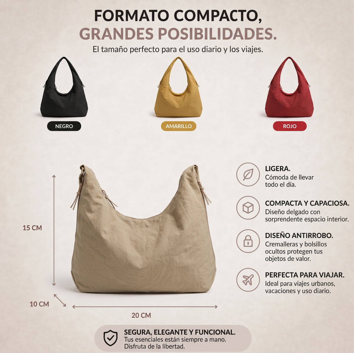2x1 Bolso Elipse Valeune | Llévate el segundo de regalo