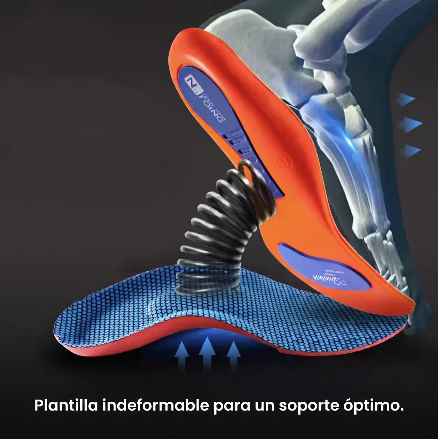Juego de plantillas ergonómicas de soporte