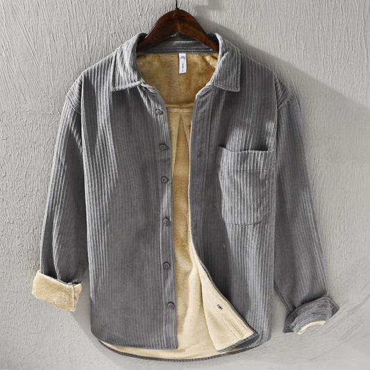 Harlan | Fleece-Lined Corduroy Shirt