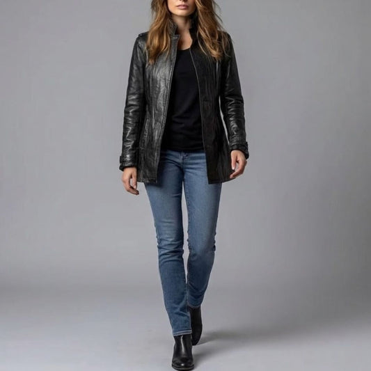 Lena | Casual Button-Up Jacket