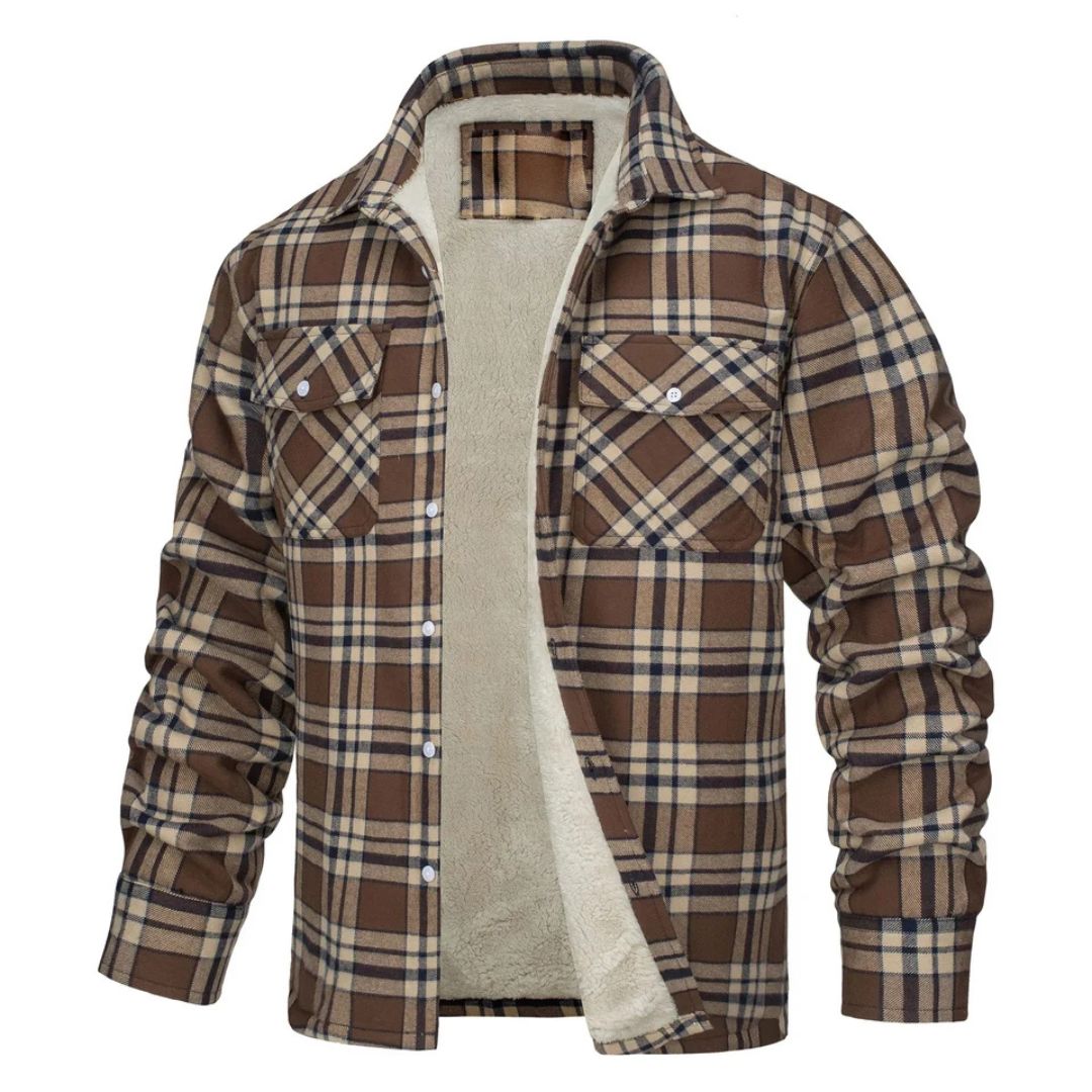 OXFORD | Fleece-Lined Check Jacket