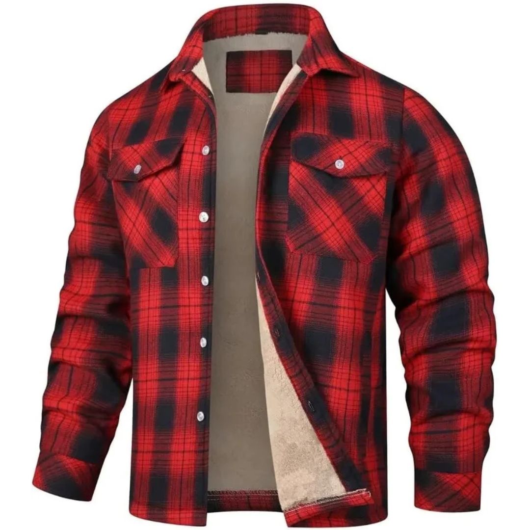 OXFORD | Fleece-Lined Check Jacket