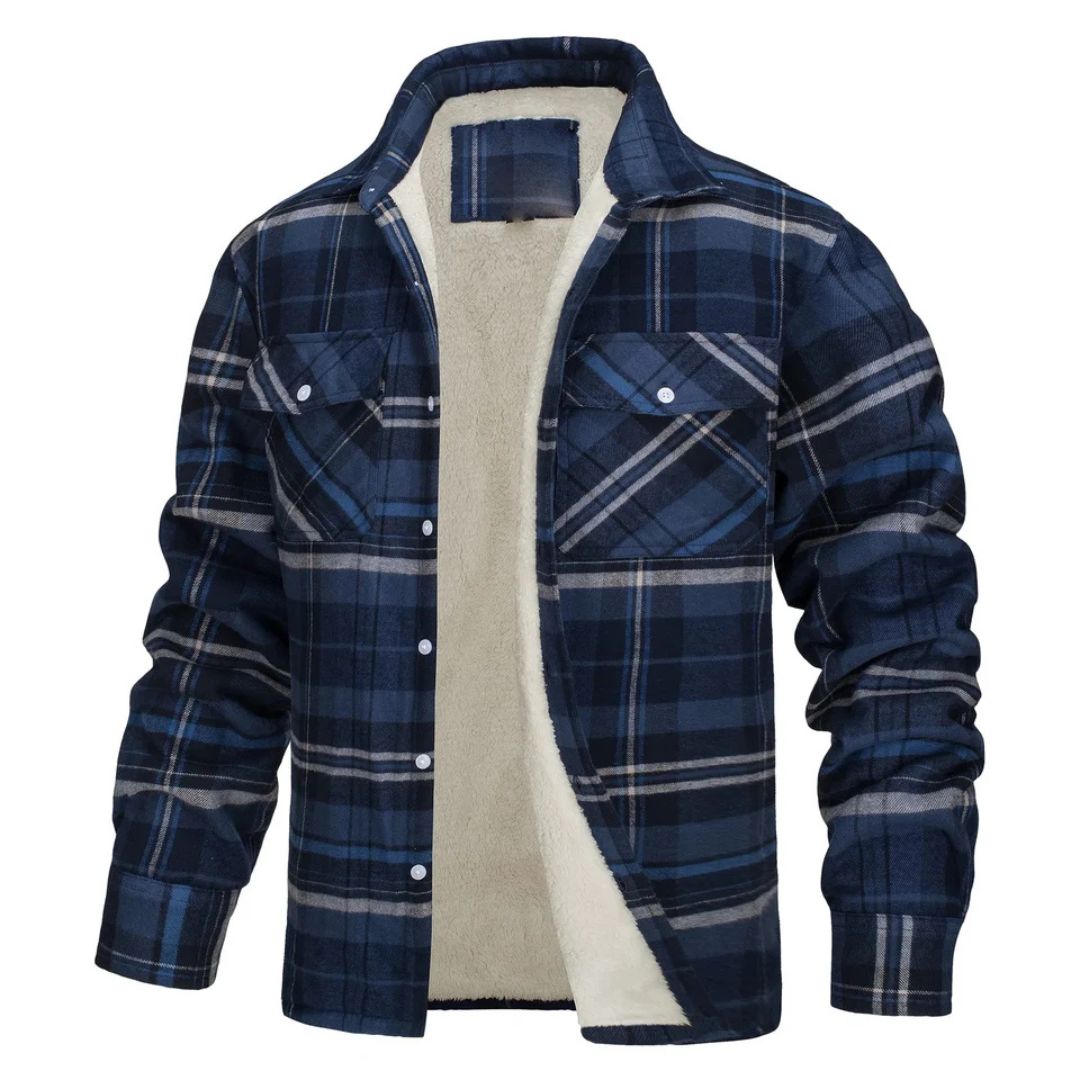 OXFORD | Fleece-Lined Check Jacket