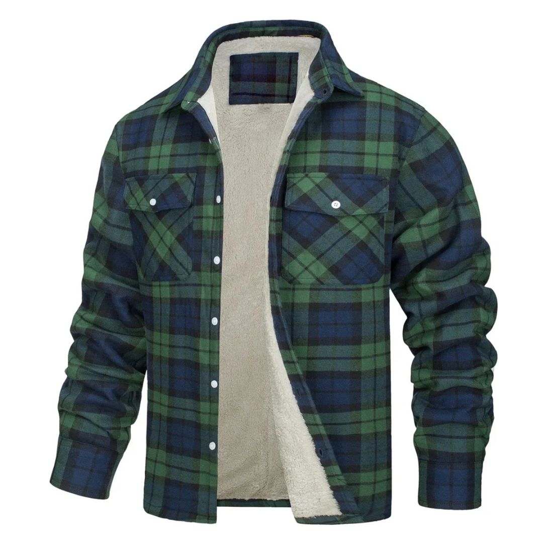 OXFORD | Fleece-Lined Check Jacket