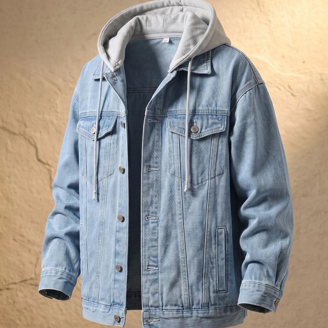 BRONX | Hooded Denim Jacket