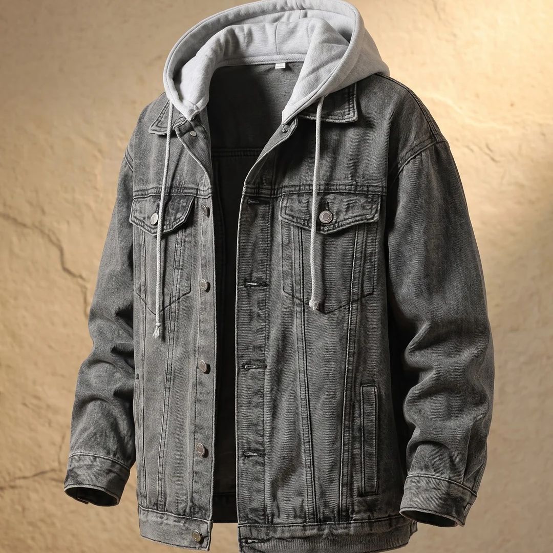 BRONX | Hooded Denim Jacket