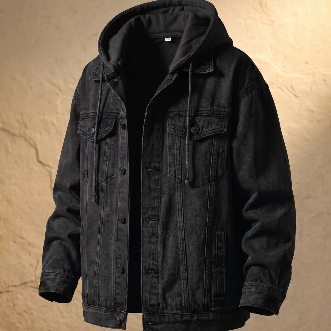 BRONX | Hooded Denim Jacket