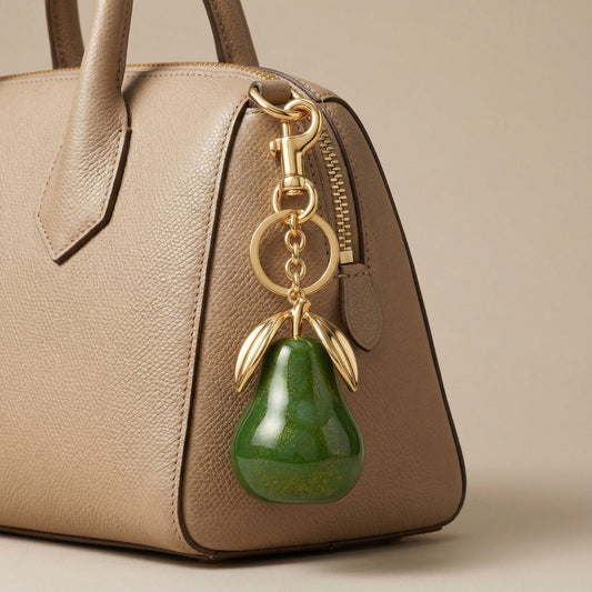 Golden pear charm