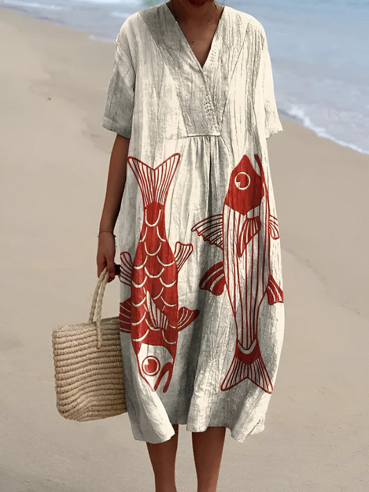 Vestido estampado brisa de verano