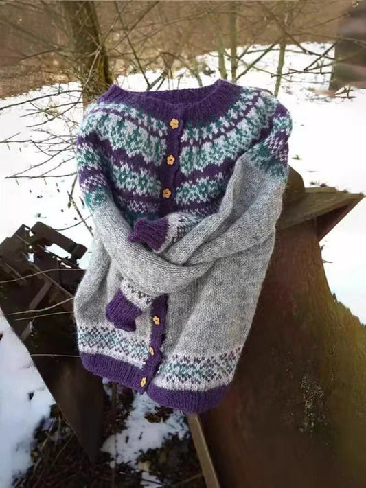 Naomie | Vintage Icelandic Cardigan