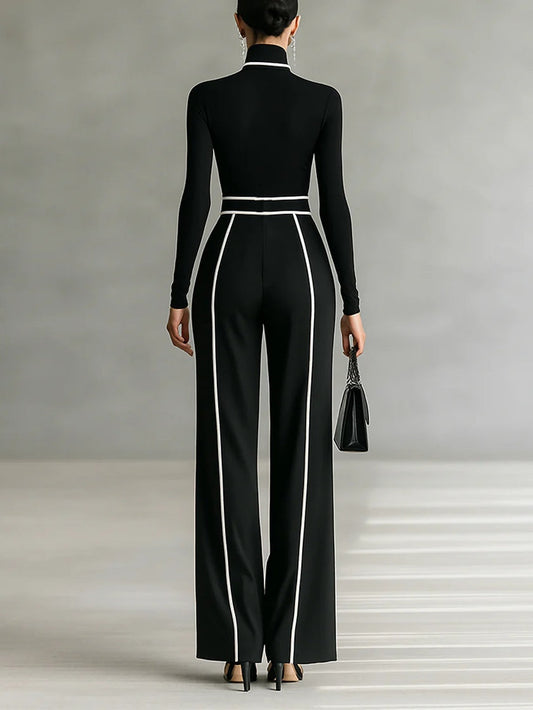 Renata | Elegant Two-Piece Wide-Leg Set