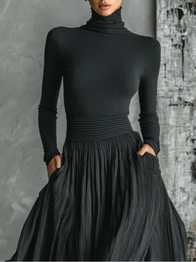 Luna – Royal Black Co-ord Set
