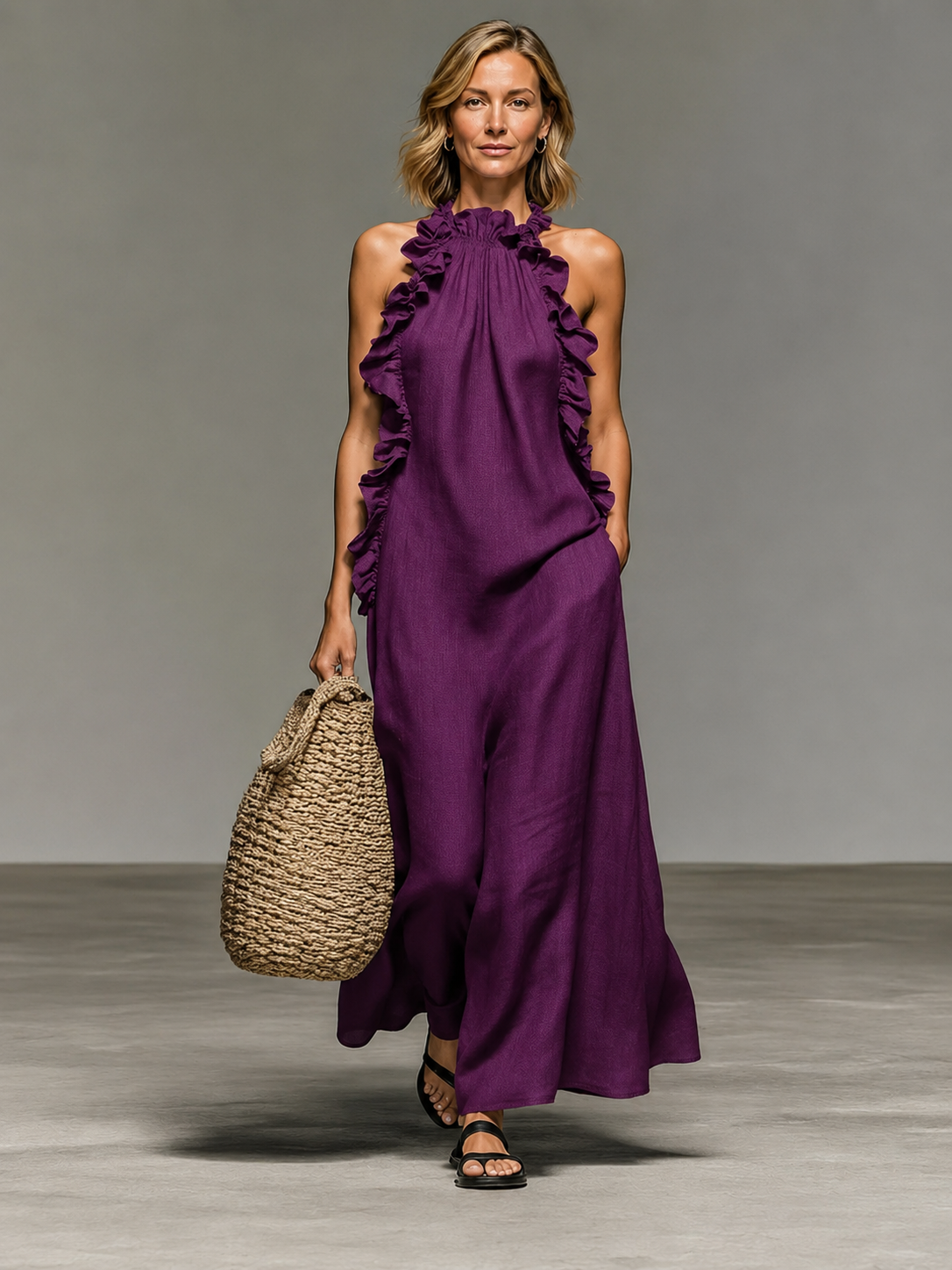 Emma | Maxivestido con volantes suaves