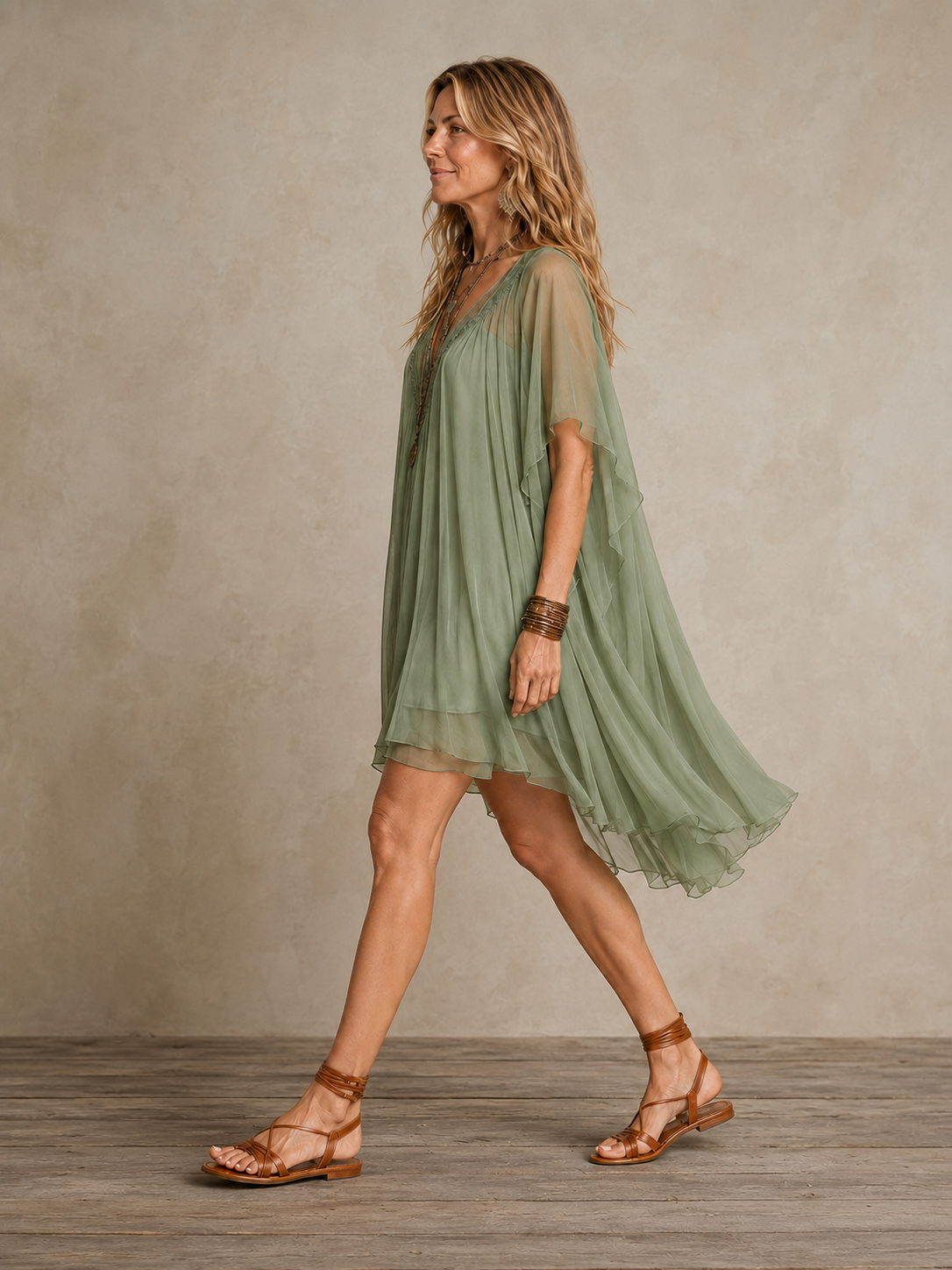 Ella | Mini boho con volantes