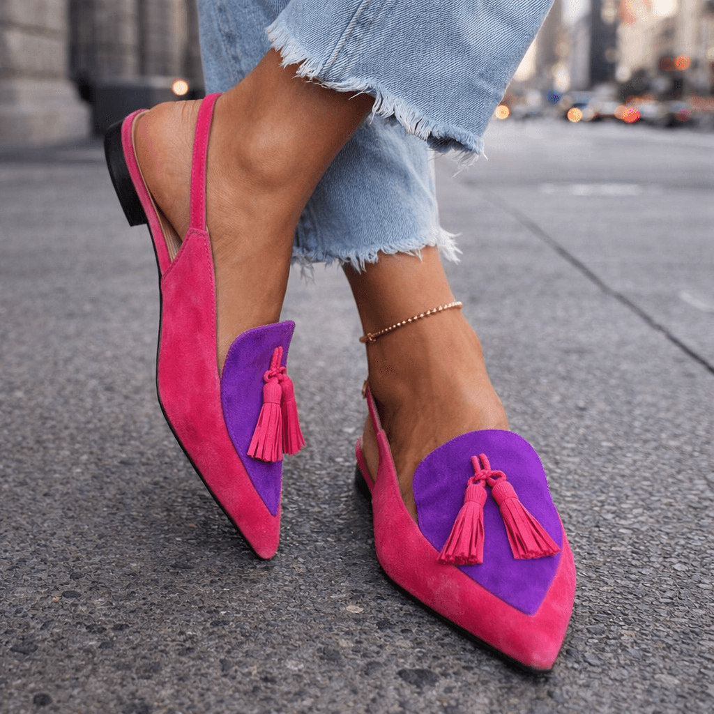 Elena | Sandalias de mujer con tiras y flecos