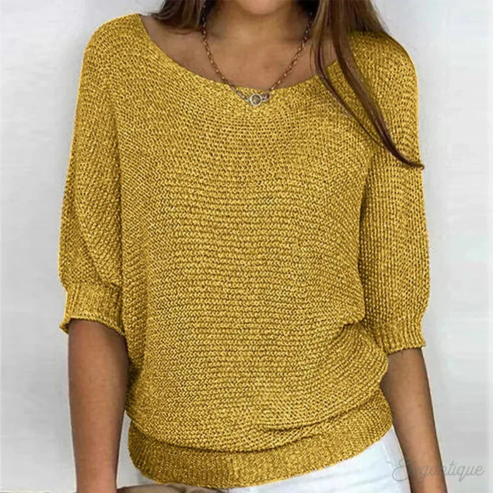 Sorella | Textured Relaxed Fit Top for Women | Smart Casual