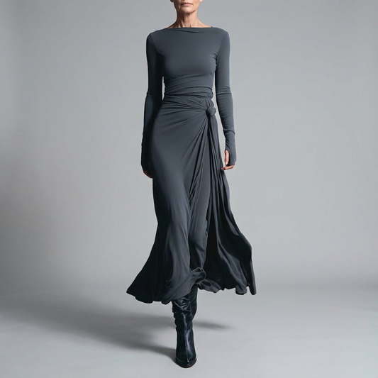 Elara™ Elegant Sculpting Maxi Dress